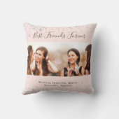 フレンズ永遠バラ金ゴールドシルバーグリッター写真 クッション (裏面)