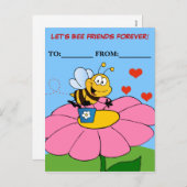 フレンズ永遠バレンタインエクスチェンジ シーズンポストカード (正面/裏面)