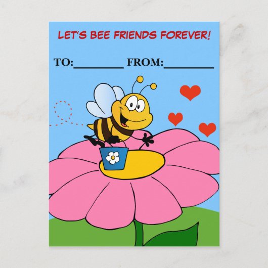 フレンズ永遠バレンタインエクスチェンジ シーズンポストカード (正面)