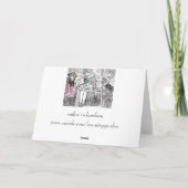 フレンズ炭スケッチコラージノートカード カード (裏面)