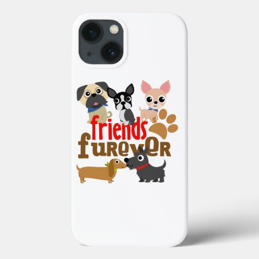 フレンズ犬の子犬 Case-Mate iPhoneケース (裏面)