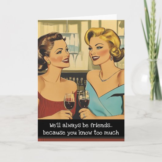 フレンズ皮肉レトロ50s主婦 カード (正面)