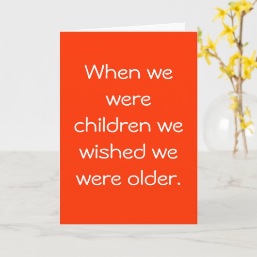 フレンズ誕生日カード カード (黄色い花)