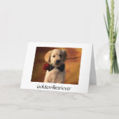 フレンズ賛美はゴールデンレトリバーのパピーカード カード (裏面)