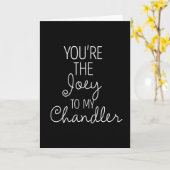 フレンズ™あなたはジョーイは私のチャンドラーに カード (黄色い花)