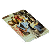 フレンズ™|かがみに座るキャスト マグネット (右側)