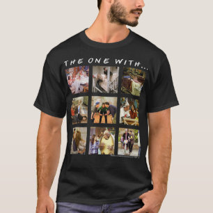 フレンズ・グループがキャラクター・パネルで撮影 Tシャツ