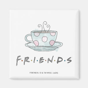フレンズ™ コーヒーマグの水彩色 マグネット