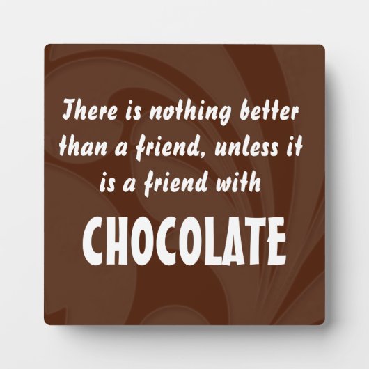 フレンズ&チョコレート引用文 フォトプラーク (正面)