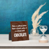 フレンズ&チョコレート引用文 フォトプラーク (インサイチュ)