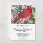 フレンズ&ファミリーオープンハウスパーティーイベント招待状 招待状 (正面)