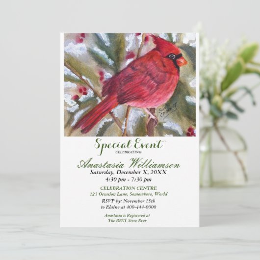 フレンズ&ファミリーオープンハウスパーティーイベント招待状 招待状 (スタンド正面)