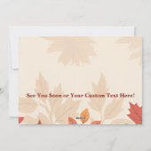 フレンズ&フランエル フレンズギビング ご招待カード シーズンカード (裏面)