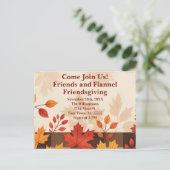 フレンズ&フランネルフレンドシップ招待状 シーズンポストカード (スタンド正面)