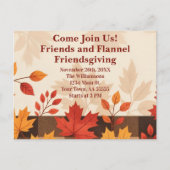 フレンズ&フランネルフレンドシップ招待状 シーズンポストカード (正面)