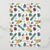 フレンズ™ フレンズマス ホリデーパーティー 箔シーズンカード (裏面)