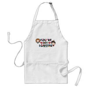 フレンズ™ ロス&レイチェルロブスターチビ(小さくかわいく書いた感じ) スタンダードエプロン