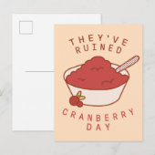フレンズ™ | 彼らはクランベリー・デーを台無しにした インビテーションポストカード (正面/裏面)