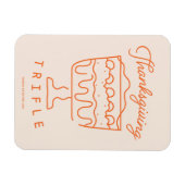 フレンズ™|感謝祭の軽いこと マグネット (横)