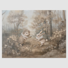 フレンズ – 油絵スタイルティッシュペーパー 薄葉紙