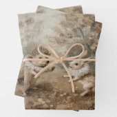 フレンズ – 油絵スタイルラッピングギフト紙 ラッピングペーパーシート (インサイチュ)