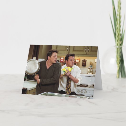 フレンズ™| Joey & Chandlerが怖い カード (正面)