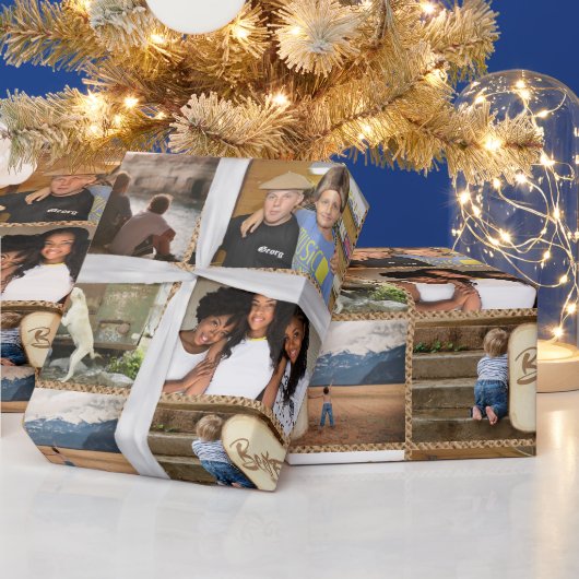 フレンズDIY 6フォトコラージュジュテカントリーBFF ラッピングペーパー (クリスマス)