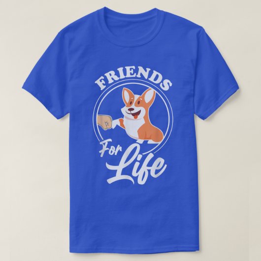 フレンズfor lifeコルギパパ tシャツ (デザイン正面)