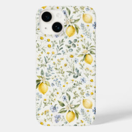 フレンチカントリー レモンと野の花柄 Case-Mate iPhone 14ケース