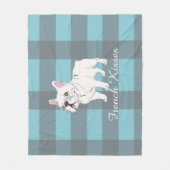 フレンチキス フリースブランケット (正面)