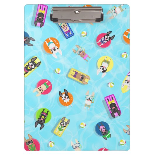 フレンチキプールパーティークリップボード クリップボード (正面)