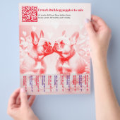 フレンチキースパピースフライヤーの販売 チラシ (手)