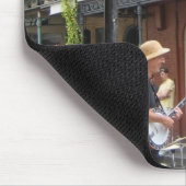 フレンチクォーターの通り場面 マウスパッド (コーナー)