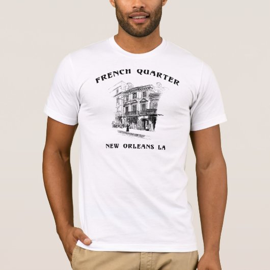 フレンチクォーターニュー・オーリンズ Tシャツ (正面)