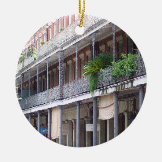 フレンチクォーター セラミックオーナメント (正面)