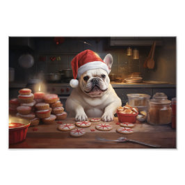 フレンチクリスマスクッキーフェスティバルホリデイ フォトプリント