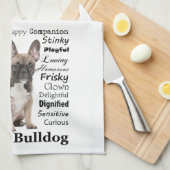 フレンチトレイトキッチンタオル キッチンタオル (四つ折り)