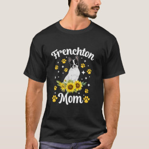 フレンチトンママかわいいフレンチトンオーナーFrenchton Dog L Tシャツ