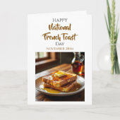 フレンチトーストの日 | 11月28日 カード (正面)