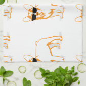 フレンチハウレルー キッチンタオル (折り畳み)