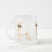 フレンチハウレルー フロストグラスマグカップ (左)