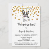 *~* フレンチフレンチキュートブルドッグ招待状 招待状 (裏面)