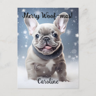 フレンチブリス霜の降りたカスタマイズ可能 ポストカード