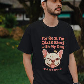 フレンチブルドッグに夢中 トライブレンドTシャツ