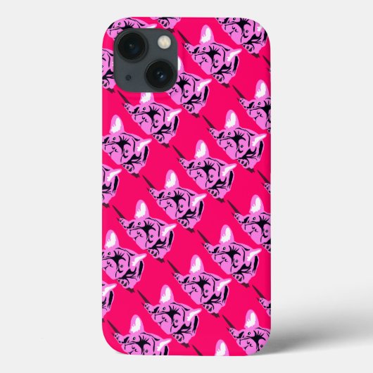 フレンチブルドッグのシルエット Case-Mate iPhoneケース (裏面)