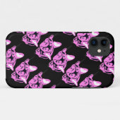 フレンチブルドッグのシルエット Case-Mate iPhoneケース (裏面(横))
