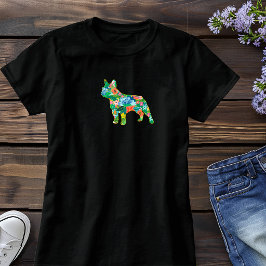 フレンチブルドッグのシルエット Tシャツ