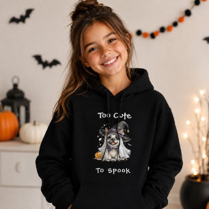 フレンチブルドッグのハロウィンガール かわいい魔女 パーカ