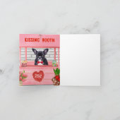 フレンチブルドッグのバレンタインデーキッシングブース カード (内部)