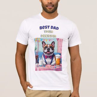 フレンチブルドッグのパパ 父の日 Tシャツ